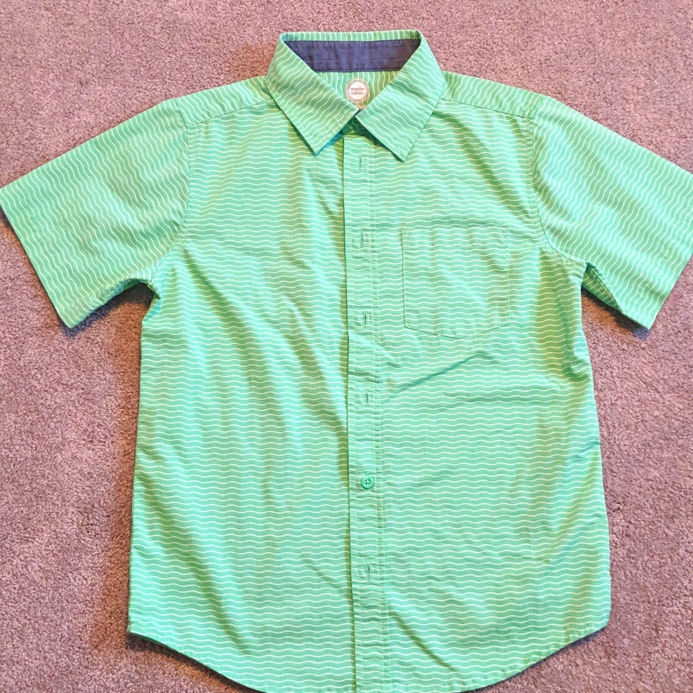 Boys short sleeve button up